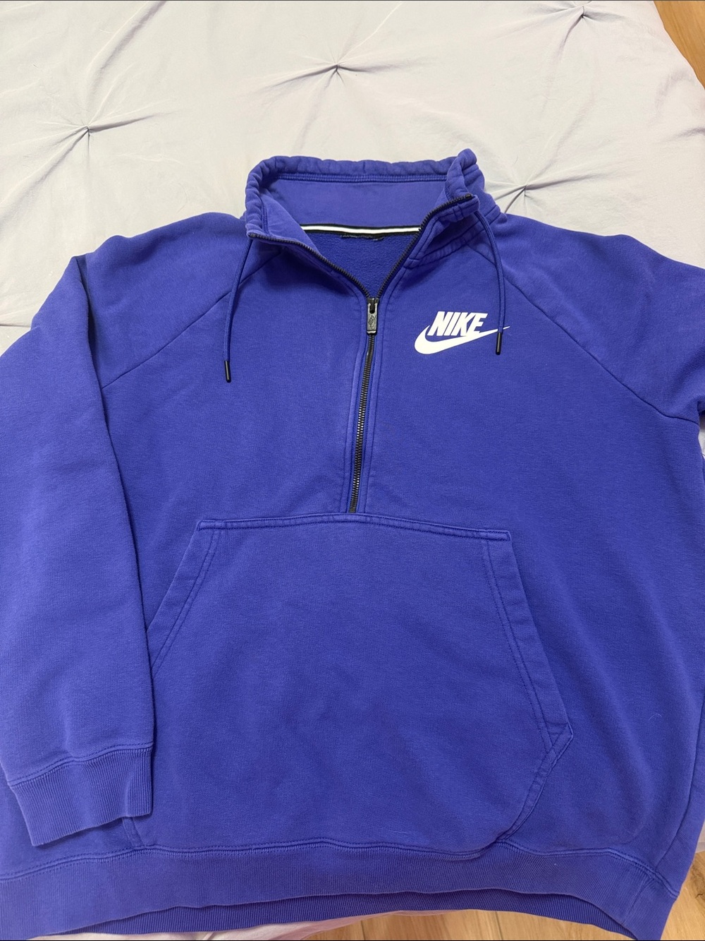 Nike Women’s Royal Purple Zip Pullover Hoodie